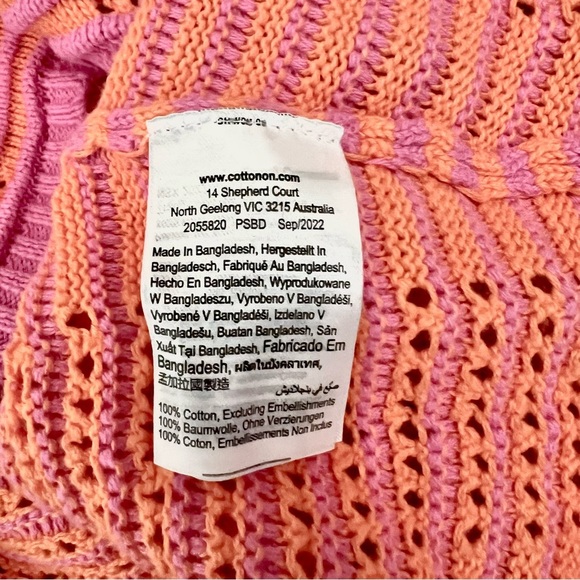 NWT Cotton On Cropped Crochet Cardigan - Picture 5 of 5